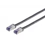 Kabel sieciowy Lanview LVN-CAT6A-FLEX-20M S/FTP Cat6a 20m Czarny