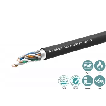 Lanview LVN-CAT6PE-FUTP-305M kabel sieciowy Cat6 F/UTP (FTP)