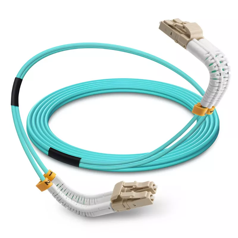 Lanview LVO231301-FLEX kabel InfiniBand/światłowodowy 2 m LC LC/LC kolor aqua