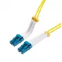 Lanview LVO231408-FLEX kabel InfiniBand/światłowodowy 3 m LC LC/LC żółty