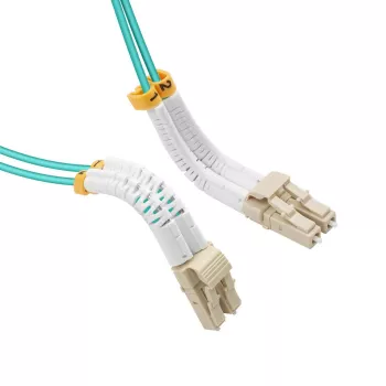 Lanview LVO231469-FLEX kabel InfiniBand/światłowodowy 1 m LC LC/LC Aqua colour