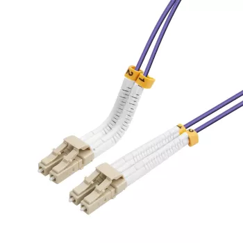 Lanview LVO2318005-FLEX kabel InfiniBand/światłowodowy 0.5 m LC LC/fioletowy