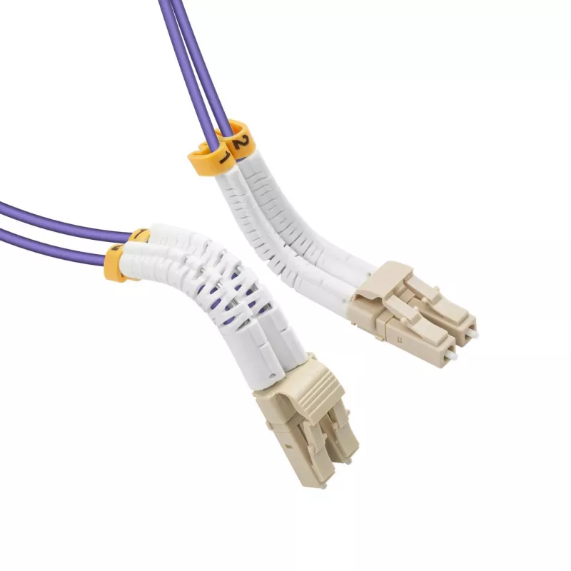 Lanview LVO2318005-FLEX kabel InfiniBand/światłowodowy 0.5 m LC LC/fioletowy