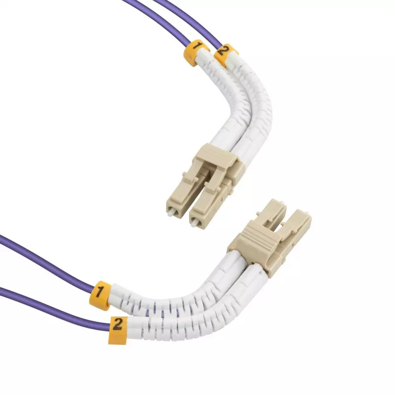 Lanview LVO2318005-FLEX kabel InfiniBand/światłowodowy 0.5 m LC LC/fioletowy