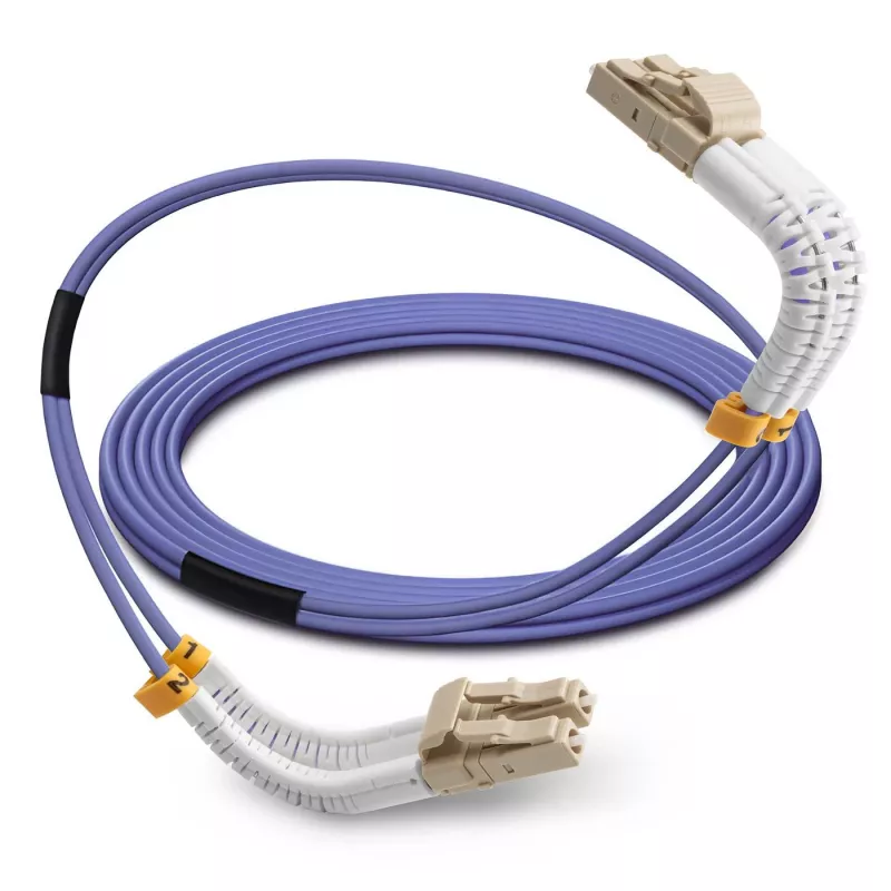 Lanview LVO231811-FLEX kabel InfiniBand/światłowodowy 2 m LC LC/LC Fioletowy