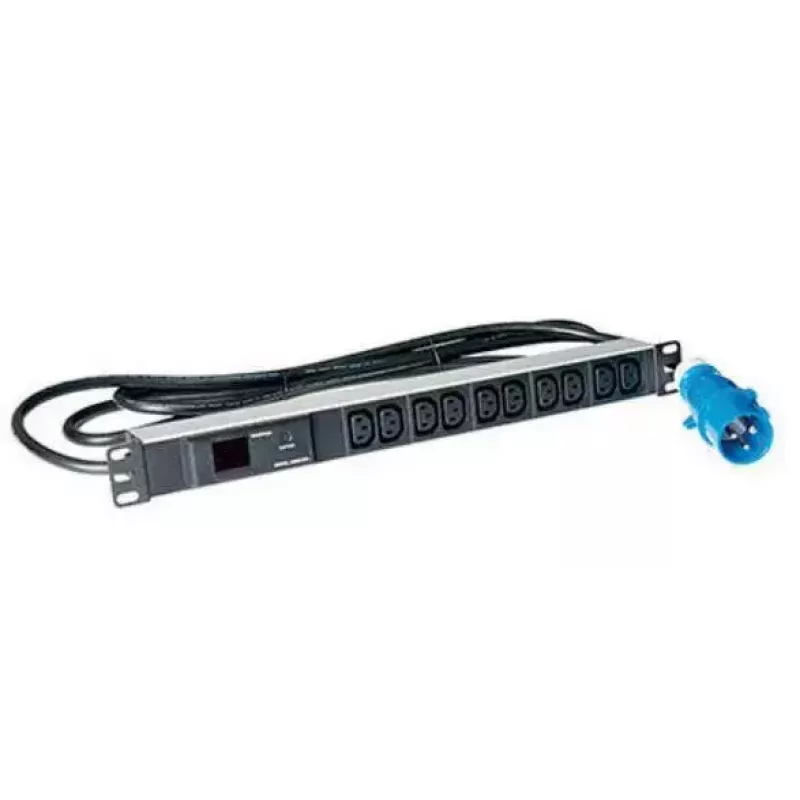 Lanview LVR261877 listwa zasilająca PDU 10 gniazd AC 1U Czarny