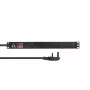 Lanview LVR-3MUK-SW-UK6 listwa zasilająca (PDU) 6 gniazd AC 1.4U Czarny