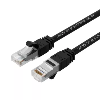 Kabel sieciowy Lanview LV-SFTP6A02B czarny 2 m S/FTP (S-STP)
