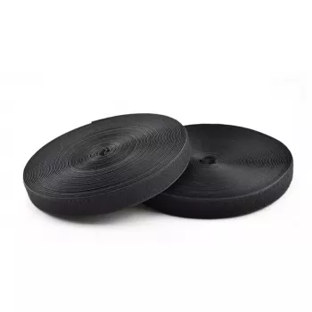 Opaska kablowa Lanview LVT125467 na rzep, czarna, 1 szt.