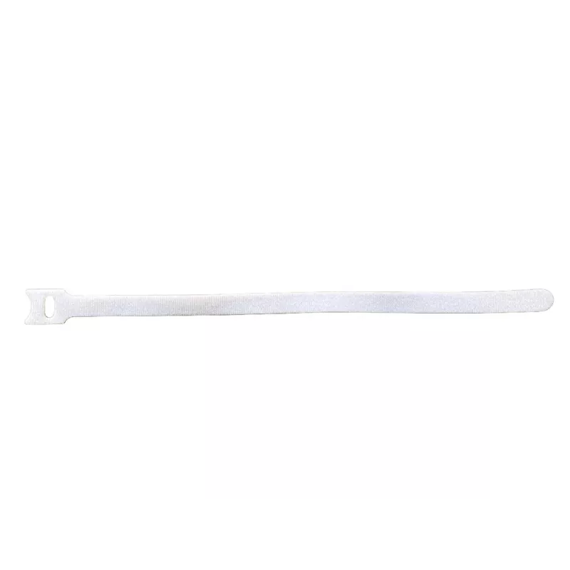 Rzepy samoprzylepne 30 cm x 12 mm białe 50 szt.