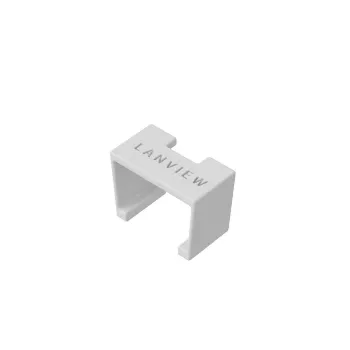 Klips identyfikacyjny Lanview LVT-SC-W Plastikowy Biały 10 mm 20 szt.