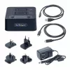 StarTech.com 1:1 M.2 NV Drive Duplicator, samodzielny kloner/kopiarka M.2 SSD do 90 GB/min, stacja dokująca z dwoma wnękami M.2 USB 3.2 20 Gb/s, w zestawie kable USB-C/A