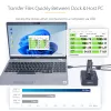 StarTech.com 1:1 M.2 NV Drive Duplicator, samodzielny kloner/kopiarka M.2 SSD do 90 GB/min, stacja dokująca z dwoma wnękami M.2 USB 3.2 20 Gb/s, w zestawie kable USB-C/A