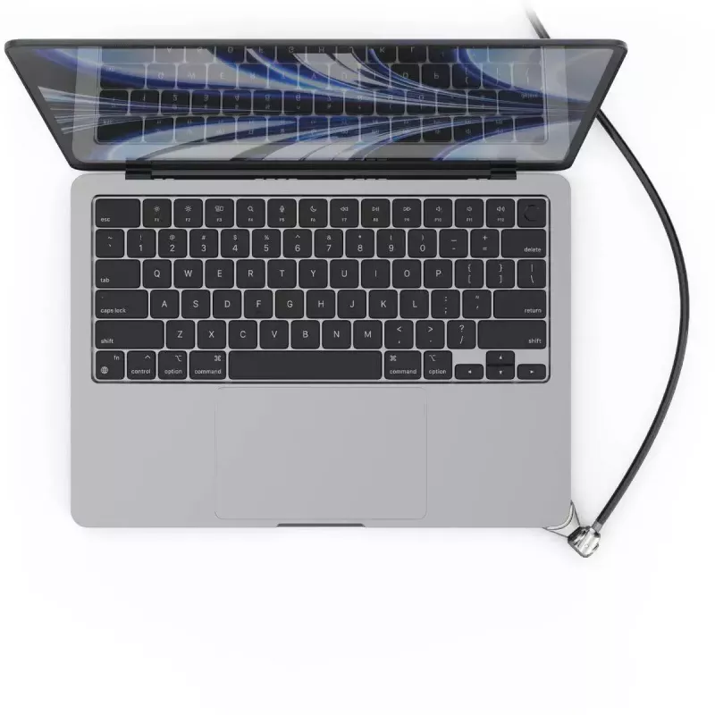Compulocks Ledge do MacBook Air 13 cali M2 i M3 z zamkiem kluczykowym srebrny