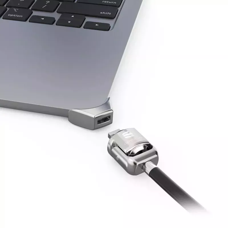 Compulocks Ledge do MacBook Air 13 cali M2 i M3 z zamkiem kluczykowym srebrny