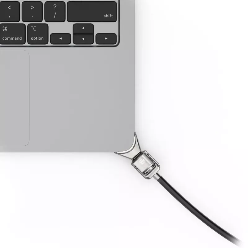 Adapter Compulocks Ledge do MacBook Air 15 cali M2 M3 z zamkiem na klucz, srebrny