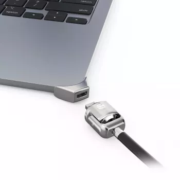 Adapter Compulocks Ledge do MacBook Air 15 cali M2 M3 z zamkiem na klucz, srebrny