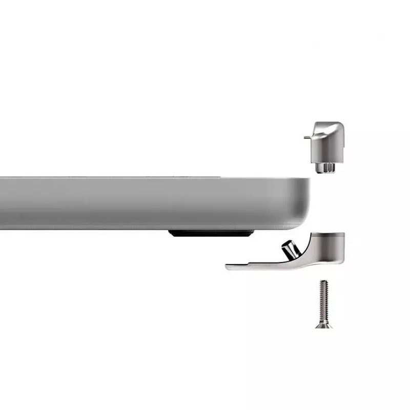 Adapter Compulocks Ledge Lock do MacBook Pro 16 cali M1 M2 M3 z zamkiem na klucz, srebrny