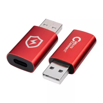 Przejściówka zmieniająca płeć kabla MicroConnect MC-ACADAP-SC USB A na USB C, czerwona