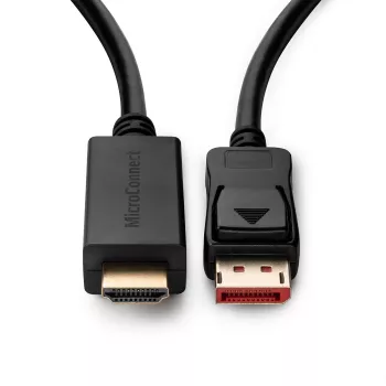 Microconnect MC-DP-HDMI-3004K adapter kablowy wideo 3 m DisplayPort Czarny