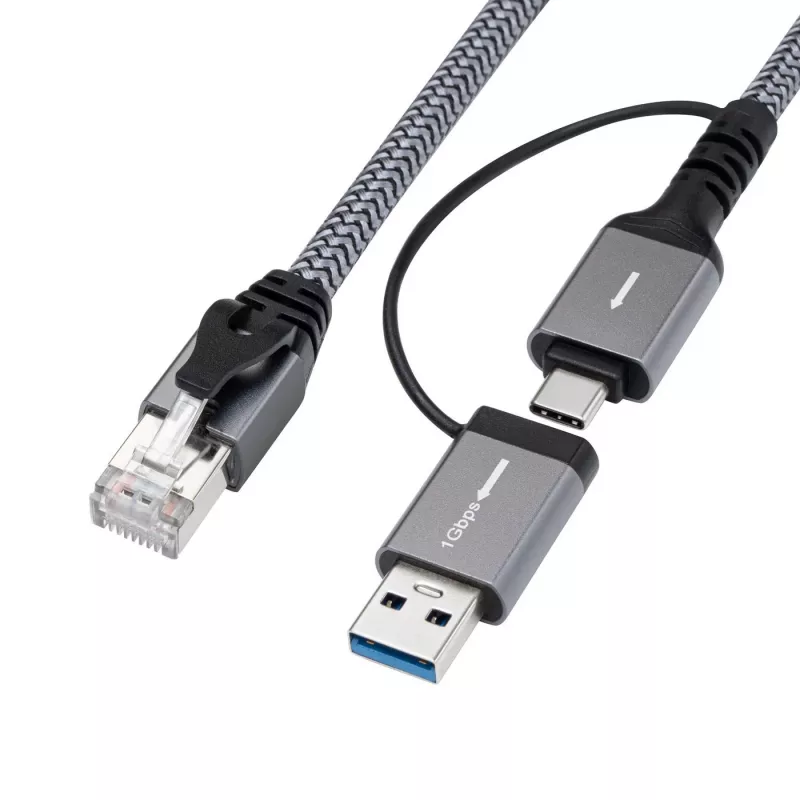 adapter kablowyowy Microconnect CAT6 RJ45 FTP USB A-C 2 m