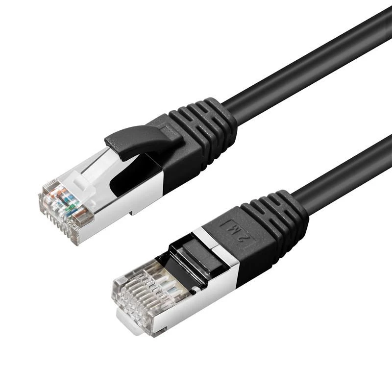 Microconnect MC-SFTP6A10S kabel sieciowy Czarny 10 m Cat6a S/FTP (S-STP)