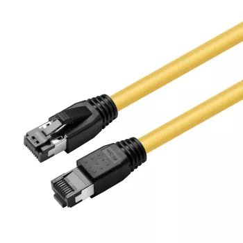 Microconnect MC-SFTP8005Y kabel sieciowy żółty 0,5 m Cat8.1 S/FTP (S-STP)