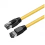 Microconnect MC-SFTP8010Y kabel sieciowy Żółty 10 m Cat8.1 S/FTP (S-STP)