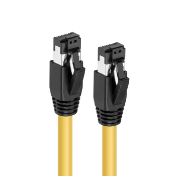 Microconnect MC-SFTP8010Y kabel sieciowy Żółty 10 m Cat8.1 S/FTP (S-STP)
