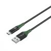 Microconnect MC-SMART USB-A-C-01 kabel USB 2.0 1 m USB A USB C Czarny, Zielony