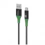 Microconnect MC-SMART USB-A-C-02 kabel USB USB 2.0 2 m USB A USB C Czarny, Zielony
