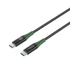 Microconnect MC-SMART USB-C-C-01 Kabel USB USB 2.0 1 m USB C Czarny, Zielony