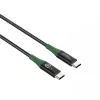 Microconnect MC-SMART USB-C-C-01 Kabel USB USB 2.0 1 m USB C Czarny, Zielony