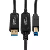 Kabel USB Microconnect MC-USB3.0AB10OP USB 3.2 Gen 2 (3.1 Gen 2) 10 m USB A USB B Czarny
