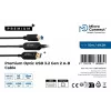 Microconnect MC-USB3.0AB15OP Kabel USB USB 3.2 Gen 2 (3.1 Gen 2) 15 m USB A USB B Czarny