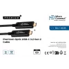 Microconnect MC-USB3.1C15OP kabel USB USB 3.2 Gen 2 (3.1 Gen 2) 15 m USB C Czarny