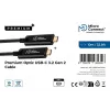 Kabel USB Microconnect MC-USB3.1CC10OP USB 3.2 Gen 2 (3.1 Gen 2) 10 m USB C Czarny