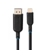Microconnect MC-USBCDP2 adapter kabla wideo 2 m USB Type-C DisplayPort Czarny
