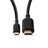 Microconnect MC-USBCHDMI1 adapter kabla wideo 1 m HDMI Typ A (Standard) USB Typ-C Czarny