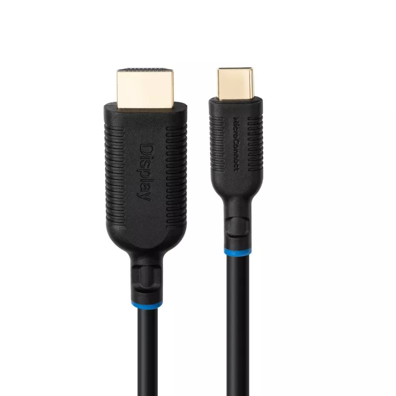 Microconnect MC-USBCHDMI1 adapter kabla wideo 1 m HDMI Typ A (Standard) USB Typ-C Czarny
