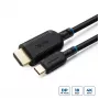 Kabel wideo Microconnect MC-USBCHDMI5 5 m HDMI Typ A (Standard) USB Typu-C Czarny