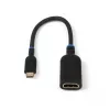 Microconnect MC-USBCHDMI-A adapter kabla wideo 0,2 m USB-C HDMI Czarny
