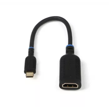 Microconnect MC-USBCHDMI-A adapter kabla wideo 0,2 m USB-C HDMI Czarny