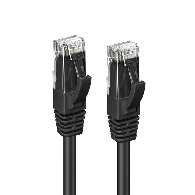 MicroConnect MC-UTP6A03S kabel sieciowy Czarny 3 m Cat6a U/UTP (UTP)
