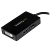 StarTech.com Travel A/V adapter: 3-w-1 Mini DisplayPort na DisplayPort, DVI lub HDMI
