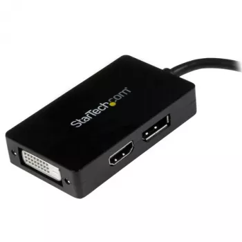 StarTech.com Travel A/V adapter: 3-w-1 Mini DisplayPort na DisplayPort, DVI lub HDMI