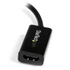StarTech.com Adapter Mini DisplayPort na HDMI - Aktywny konwerter wideo mDP na HDMI - 4K 30 Hz - Mini DP lub Thunderbolt 1/2 Mac/PC na monitor/telewizor/wyświetlacz HDMI - mDP 1.2 na HDMI Dongle adapter