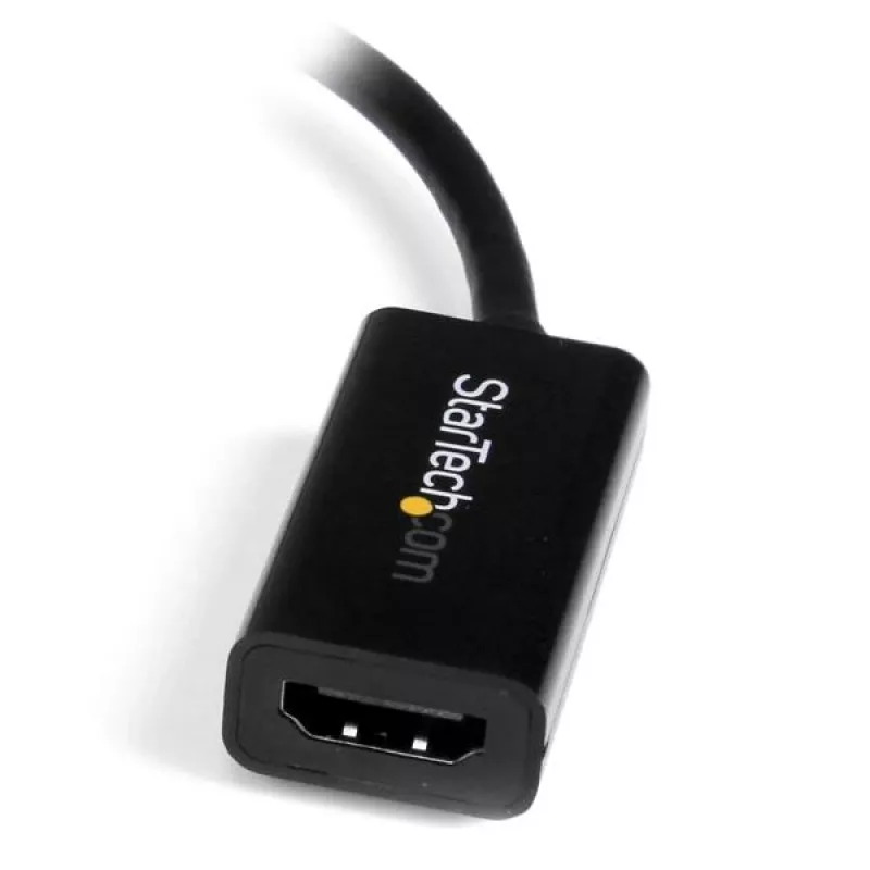 StarTech.com Adapter Mini DisplayPort na HDMI - Aktywny konwerter wideo mDP na HDMI - 4K 30 Hz - Mini DP lub Thunderbolt 1/2 Mac/PC na monitor/telewizor/wyświetlacz HDMI - mDP 1.2 na HDMI Dongle adapter