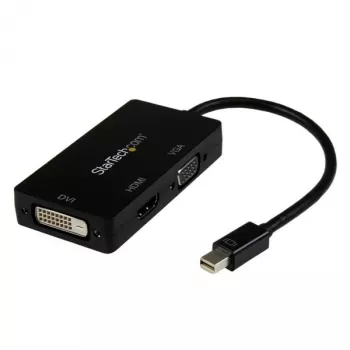 Podróżny adapter A/V StarTech.com: 3-w-1 konwerter Mini DisplayPort na VGA, DVI lub HDMI
