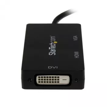 Podróżny adapter A/V StarTech.com: 3-w-1 konwerter Mini DisplayPort na VGA, DVI lub HDMI